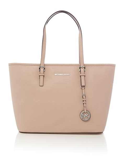 michael kors pink tote bag.